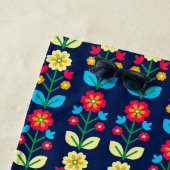 Colorful Floral Pattern Strandlaken (In situ)