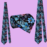 Colorful Floral Pattern Stropdas<br><div class="desc">Kleurrijk flessenpatroon.</div>