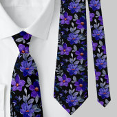 Colorful Floral Pattern Stropdas