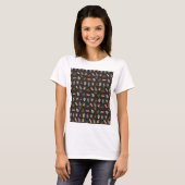 Colorful Floral Pattern T-shirt (Voorkant volledig)