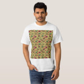 Colorful Floral Pattern T-shirt (Voorkant volledig)
