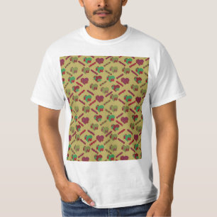 Colorful Floral Pattern T-shirt