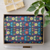 Colorful Floral Pattern Tissuepapier (Geschenk)