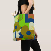 Colorful Floral Pattern Tote Bag – Cute Vibrant Fl (Dichtbij)
