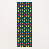 Colorful Floral Pattern Yogamat (Voorkant)