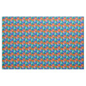 Colorful  Floral Patterned Stof (Yard (91,4 cm))