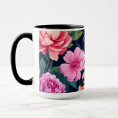 Colorful Floral Peony Vibrant Bright Flowers Name Mok (Links)