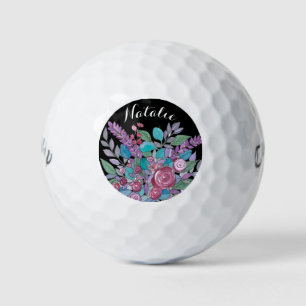 Colorful Floral Persoonlijke Dames Golfballen
