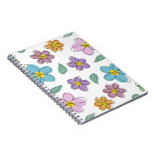 Colorful floral print notitieboek (Rechterzijde)