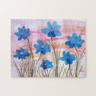 Colorful Floral Puzzle Legpuzzel
