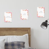 Colorful Floral Ramadan Wall Art – Dua Print  Set  (Slaapkamer)