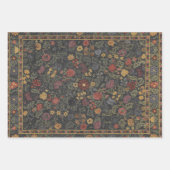 Colorful Floral Rug Pattern Inpakpapier Vel (Voorkant 2)