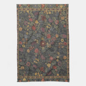 Colorful Floral Rug Pattern Theedoek (Verticaal)