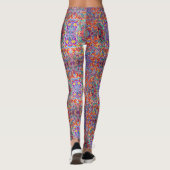 Colorful Floral Sands Pattern Leggings (Achterkant)