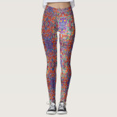 Colorful Floral Sands Pattern Leggings (Voorkant)