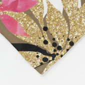 Colorful Floral Serenity Prayer Fleece Deken (Hoek)