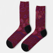 Colorful Floral Socks Sokken (Links)
