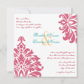 Colorful Floral Spring Wedding Kaart (Voorkant)