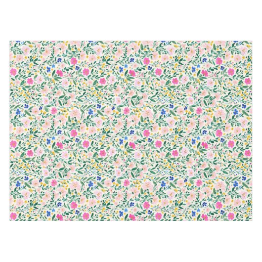 Colorful Floral Tafelkleed (Voorkant (Horizontaal))