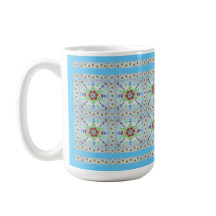 Colorful Floral Tegel Pattern Mok