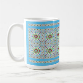 Colorful Floral Tegel Pattern Mok