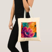 Colorful Floral Tote Bag (Voorkant (product))