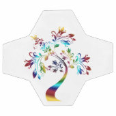 COLORFUL FLORAL TREE VOETBAL (Enkel)