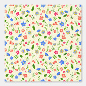 Colorful Floral Wallpaper. Behang (Voorkant)