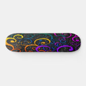 Colorful Flourish Pattern Skateboard (Horizontaal)