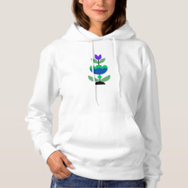 Colorful Flower Art Hoodie