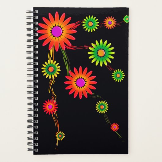 Colorful Flower Design Planner (Voorkant)