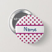 Colorful Flower Design Ronde Button 5,7 Cm (Voorkant /achterkant)