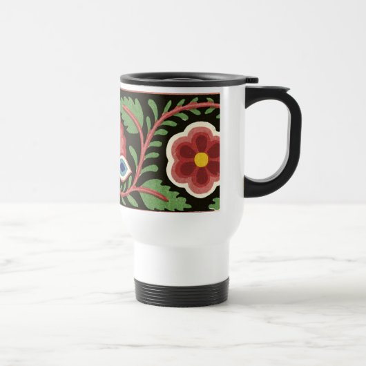 Colorful Flower Design Travel Mug Reisbeker (Rechts)
