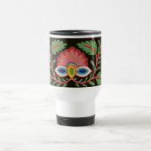 Colorful Flower Design Travel Mug Reisbeker (Center)