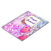 Colorful Flower Garden Prayer Journal Notitieboek (Linkerzijde)