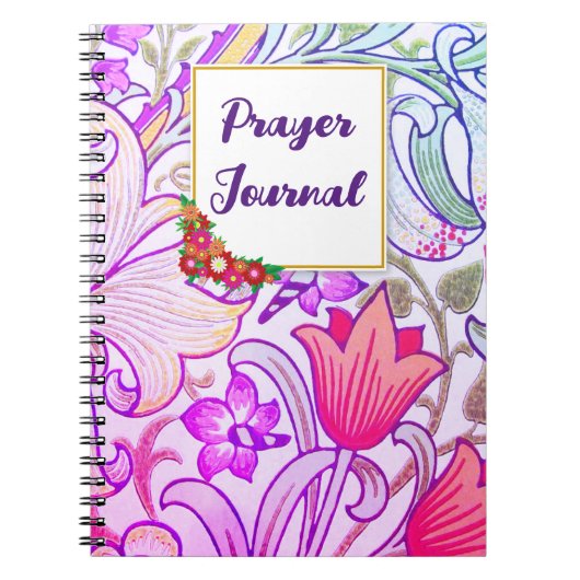 Colorful Flower Garden Prayer Journal Notitieboek (Voorkant)