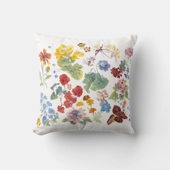 Colorful Flower Home Decor Kussen (Voorkant)