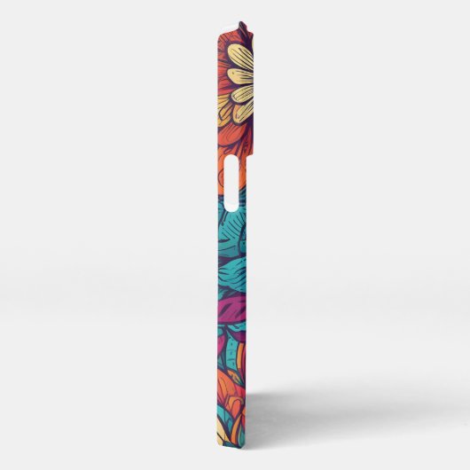 Colorful Flower Iphone Case Hoesje (Rechterkant)