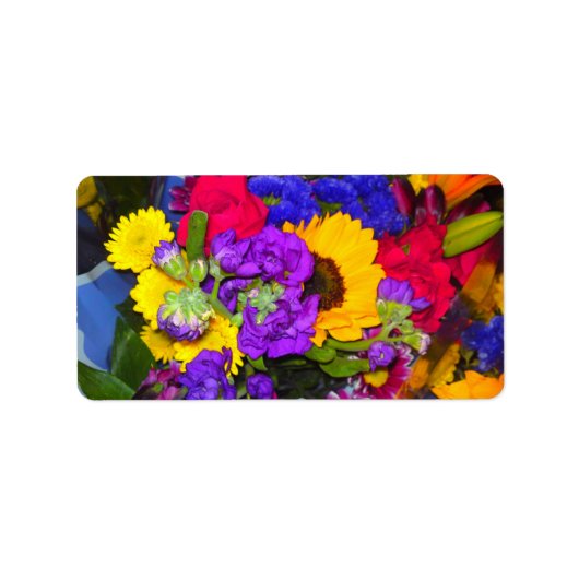 Colorful Flower Mix, label (Voorkant)