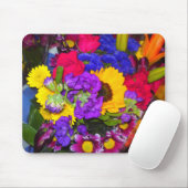 Colorful Flower Mix Mousepad Muismat (Met muis)