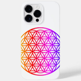 Colorful Flower of Life, bange geometrie Case-Mate iPhone 14 Pro Max Hoesje