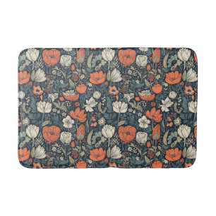 Colorful Flower Pattern Badmat
