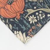 Colorful Flower Pattern Fleece Deken (Hoek)