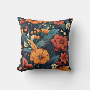 Colorful Flower Pattern Kussen