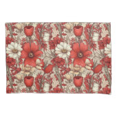 Colorful Flower Pattern Kussensloop (Voorkant)