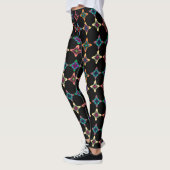 Colorful Flower Pattern Leggings (Links)