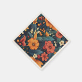 Colorful Flower Pattern Servet (Hoek)