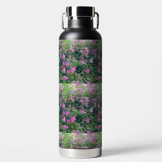 Colorful Flower Pattern Waterfles (Voorkant)