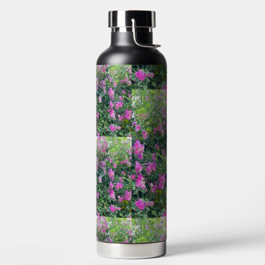 Colorful Flower Pattern Waterfles (Links)