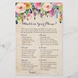 Colorful Flower Wat is er in Jouw Phone Game,